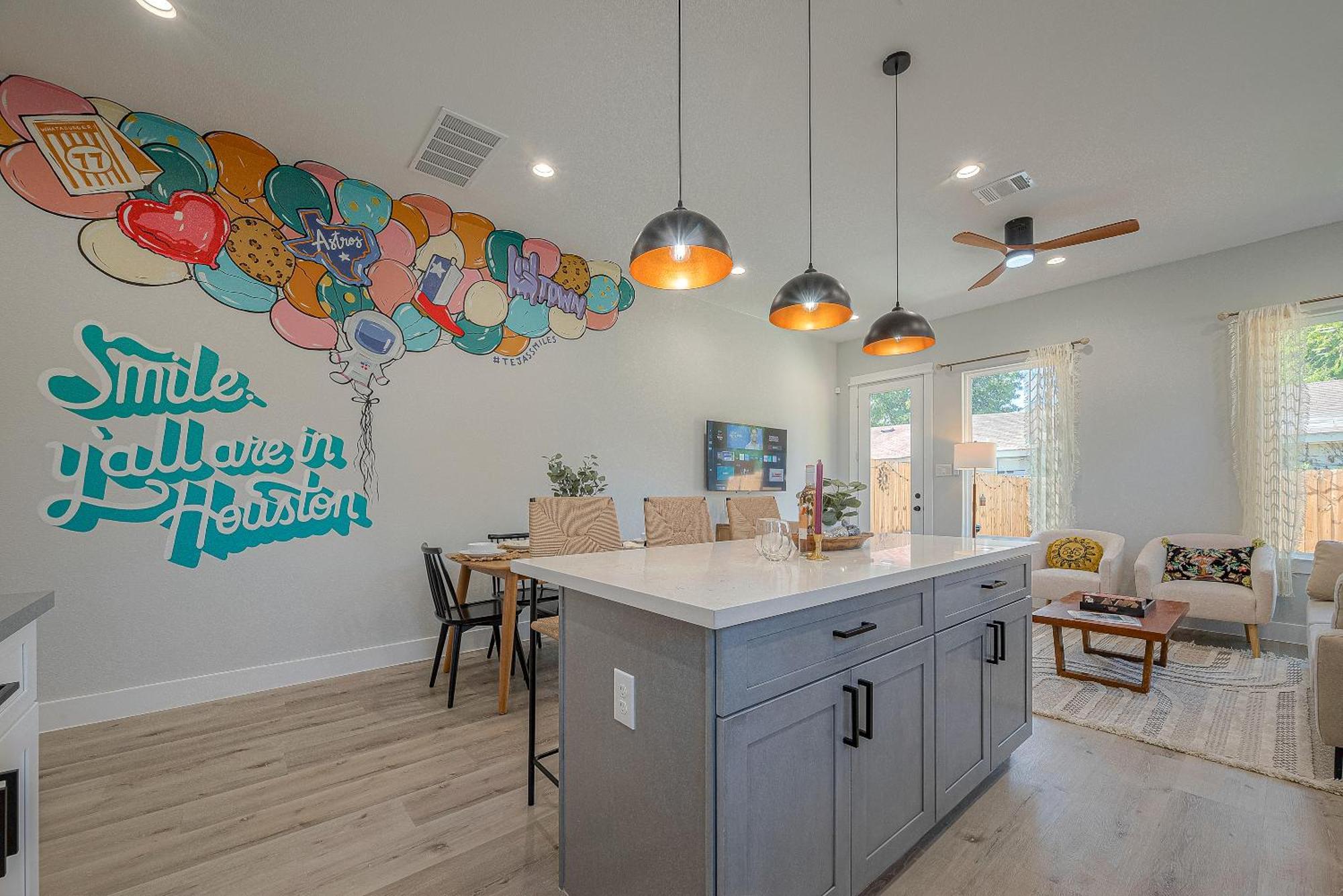 Modern Home Near Downtown With Fast Wifi, Bbq, Games & Ev Equipped! Х'юстон Екстер'єр фото